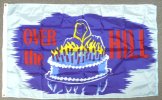 3x5' nylon Over The Hill Cake Flag 