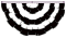 Black/White Pleated Fan