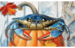 [Blue Crab Pumpkin Large Mailbox Cover]