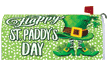 [St Pat's Hat Mailbox Cover]