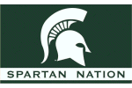 [Michigan State University S Flag]