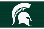 [Michigan State University S Flag]