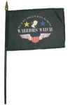 Warrior's Watch Riders Desk Flag