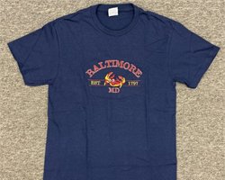 Baltimore Established Blue Tee Shirt