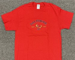 Baltimore Established Red Tee Shirt