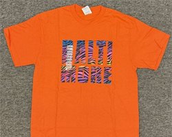Baltimore Tiger Stripes Orange Tee Shirt