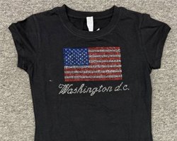 Washington DC US Flag Tee Shirt