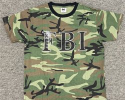FBI Camo Tee Shirt