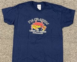 I'm Crabby Blue Tee Shirt