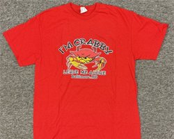 I'm Crabby Red Tee Shirt