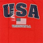 USA DC Red Tee Shirt