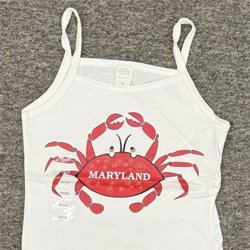 White Crab Maryland Strap Tee Shirt