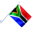 South Africa Car Flag