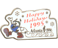 Olympics Happy Holidays pin