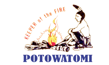 [Hannahville Potawatomi - Michigan flag]